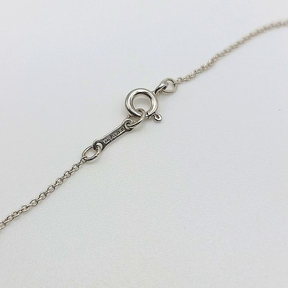 TIFFANY & CO BEAN NECKLACE SILVER - Picture 5 of 5